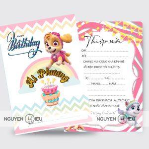 Thiệp sinh nhật Nguyễn Hiếu thiết kế